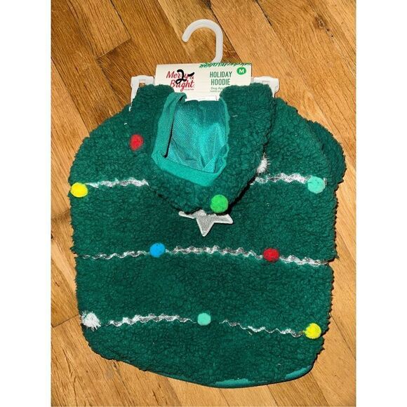 Dog Christmas sweater Merry & bright size Medium - Picture 2 of 5